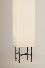 Cy 3-Light Floor Lamp | Essential & Vogue Style | Black Iron Finish | Made of Iron & Textile | 56.25" Overall Height | -BI by Hudson Valley Lighting – Iron, Model AHL6403