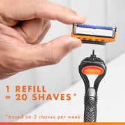 Gillette Fusion5 / 2 Count (Pack of 1) / 1 Cartridges