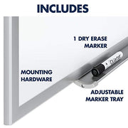 Quartet Silver / 24"W x 18"H / Silver Frame Dry Erase Boards