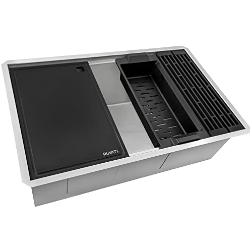 Ruvati 30 inch- Single Bowl / Stainless Steel / Modern Single Bowl