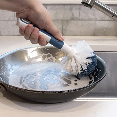 UNGER 9.5 inch (Pack of 10) / Blue / Sink & Dish Brush Brushes