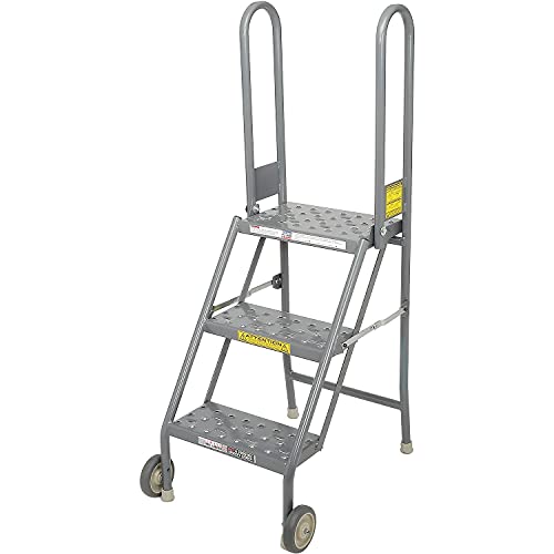 Tri Arc 3-Step / Blue / Industrial Step Ladders
