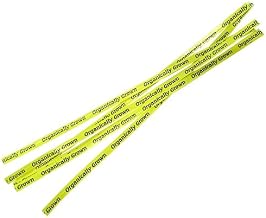 18 inch Organically Grown Yellow Twist Tie, Ideal for Produce, Made (10,000 Pack)