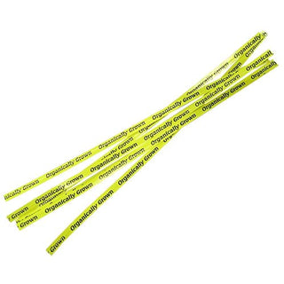 18 inch Organically Grown Yellow Twist Tie by T&T Industries – Twist Tie, Yellow, Pack of 10, Model 18029030711
