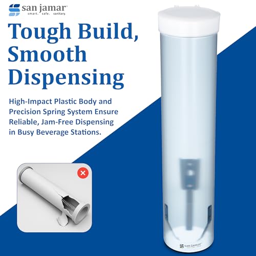 San Jamar Blue / 24 / 4-10 oz Drinking Cup Dispensers
