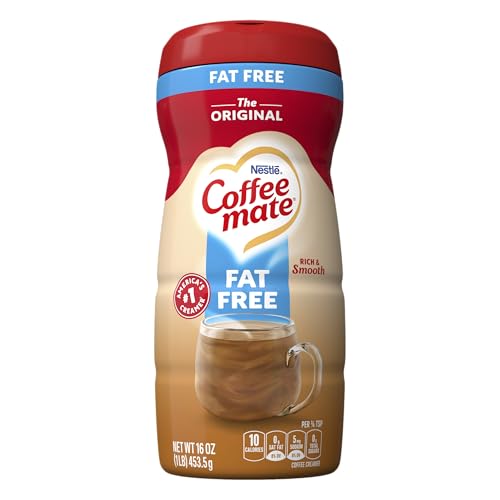 Coffee Mate Fat Free Original / 16 Ounce (Pack of 1) / Beige Coffee Creamers