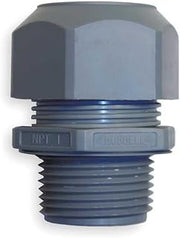 Hubbell Wiring Device-Kellems Cable Connector, PG9, Straight, Gray SECP9GA - 1 Each