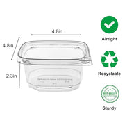 BUT-N-LOC 12oz / Clear / 12.0 fluid_ounces Clamshell Take Out Containers