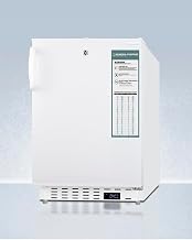 Summit Appliance Accucold 20” Refrigerator, 3.32 cu.ft. Capacity, Undercounter, Built-in, ADA Compliant, White - ADA404REFLHD (Left Handed Door Swing)