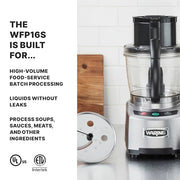 Waring 4Q Food Processor / 4 Quart / Black Food Processors