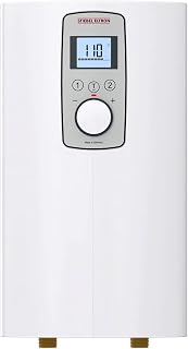 Stiebel Eltron 200058 Model DHC-E 8/10-2 Trend Point-of-Use Electric Tankless Water Heater, Direct Coil Heating System, Switchable kW Power Output, Backlit Display, Adjustable Temperature