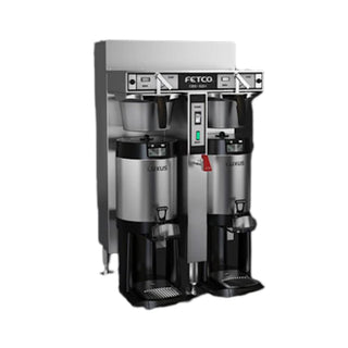 Maritime Series Twin Automatic Coffee Brewer with 1-1/2 Gallon Capacity & Two Portion Standard by Fetco – 1.5 gallons, Stainless Steel, Model IP44-52H-15