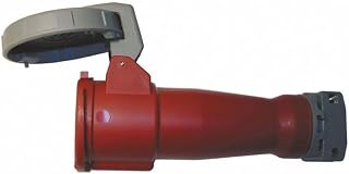 Hubbell HBL460C7W Pin and Sleeve IEC Connector, 3 Pole, 4 Wire, 60 amp, 480V, Watertight