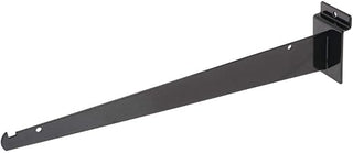 Slatwall Shelf Bracket, 14" Black