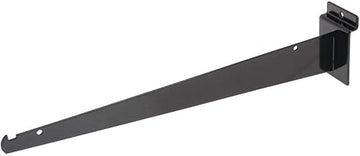 Slatwall Shelf Bracket, 14" Black