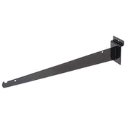 Slatwall Shelf Bracket by Retail Resource – Metal, Black, Model 1709
