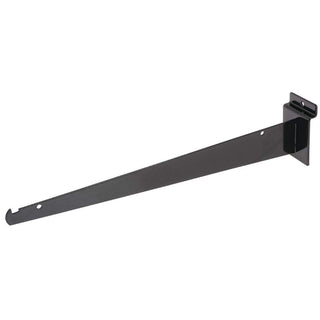 Slatwall Shelf Bracket by Retail Resource – Metal, Black, Model 1709