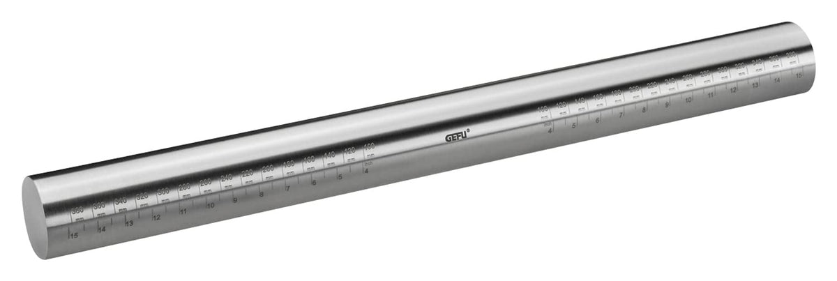 Rego Rolling Pin by GEFU – Stainless Steel, Model GF25-14630