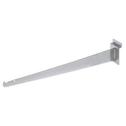 Slatwall Shelf Bracket by Retail Resource – Metal, Silver, Model 1705