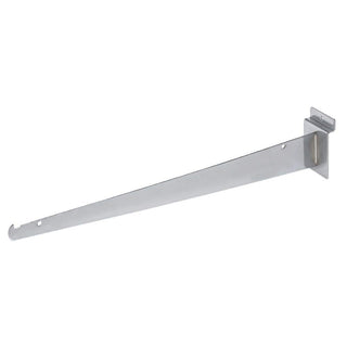 Slatwall Shelf Bracket by Retail Resource – Metal, Silver, Model 1705