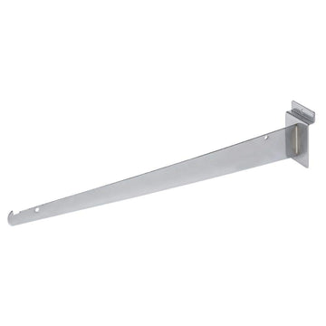 Slatwall Shelf Bracket by Retail Resource – Metal, Silver, Model 1705