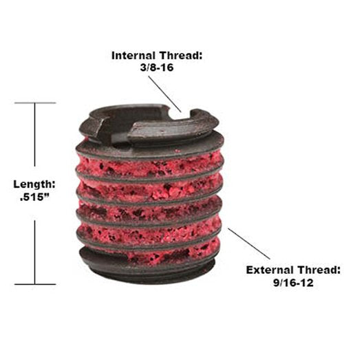 E-Z LOK 10 / 31/64" / Red Thread Locking Inserts