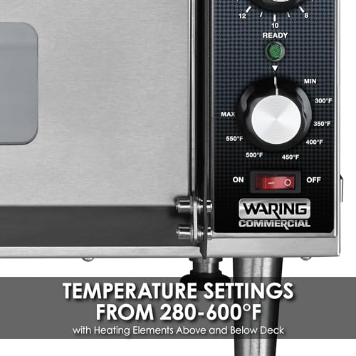Waring Double Deck - Dual Chamber / Silver / 137.2 cubic_inches Countertop Pizza Ovens