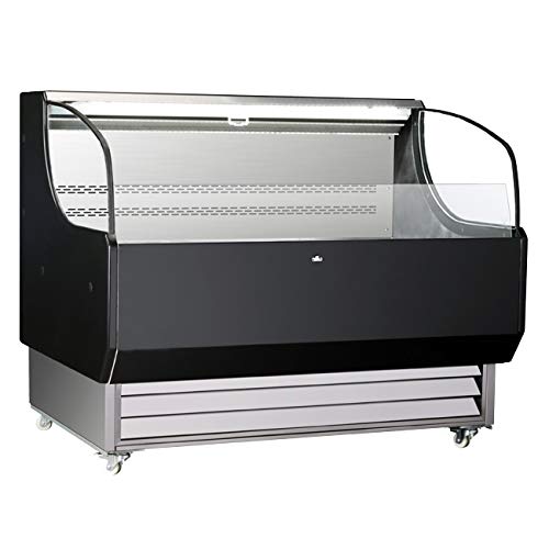 52-INCH REFRIGERATED DISPLAY CASE by Omcan – NET DIMENSIONS: 51.7" x 35.9" x 42", Black, Model 44544