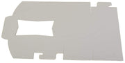 Southern Champion Tray 23033 Paperboard White Lock Corner Window Bakery Box – 4" Length x 4" Width x 4" Height (Case of 200)