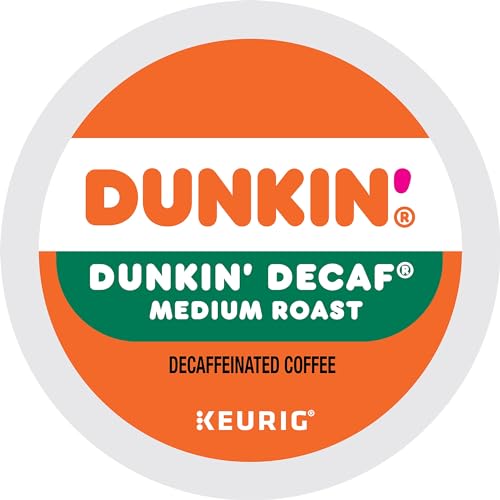 Dunkin' Decaf Medium Roast / 1 Ounce (Pack of 22) / coffee Single-Serve Capsules & Pods