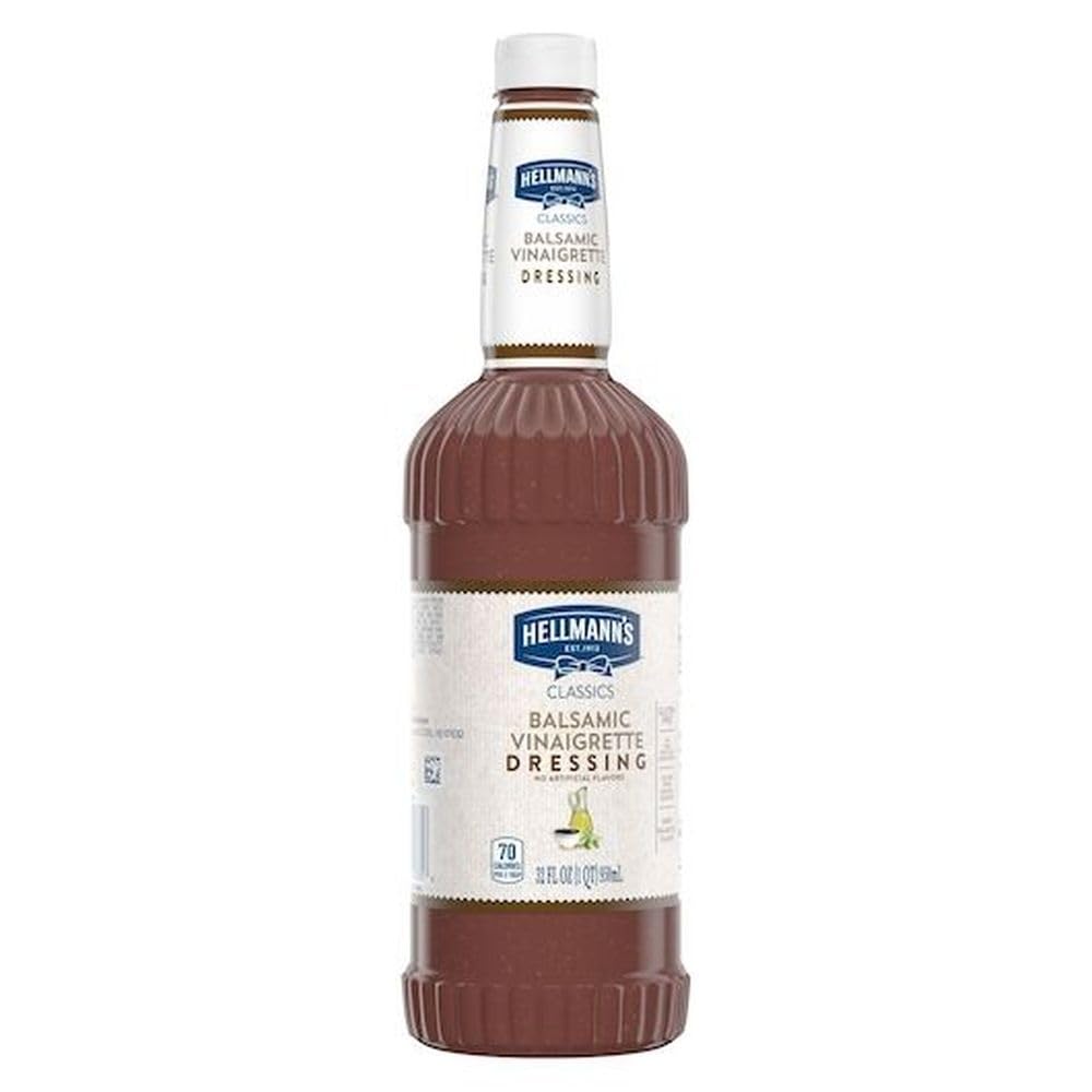 Hellmanns Balsamic Vinaigrette Dressing by HELLMANN'S – 32 ounces, Pack of 6