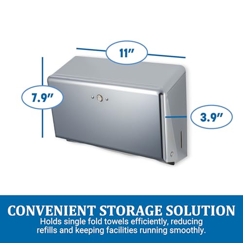 Carlisle FoodService Products Chrome / 250 Multifold/150 C-Fold / 1 Categories
