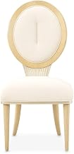 Brown Camellia Field Dining Side Chair Set of by Michael Amini – Solid; Manufactured Wood, Caramel, Model N9090003-134