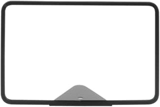 Sign Frame with Triangular Wedge Base Matte Black Metal Horizontal - 11"L x 7"H