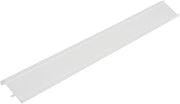 HUBERT Double Wire Ticket Molding White Plastic - 29 1/2" L x 1 1/4" H