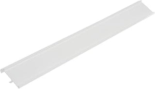 HUBERT Double Wire Ticket Molding White Plastic - 29 1/2" L x 1 1/4" H