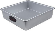 Fat Daddio's Square Cake Pan Solid Bottom 10"x10"x3"