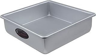 Fat Daddio's Square Cake Pan Solid Bottom 10"x10"x3"