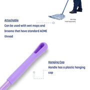 SPARTA Purple / 2 / 48 Inches (Pack of 2) Broom Handles
