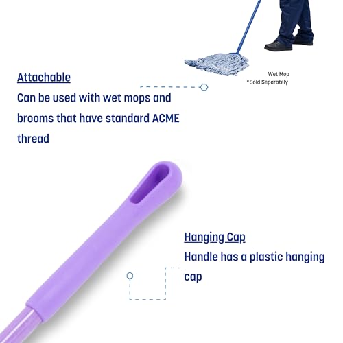 SPARTA Purple / 2 / 48 Inches (Pack of 2) Broom Handles