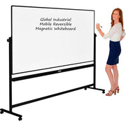Global Industrial 99"W x 69"H / White / Industrial Dry Erase Boards
