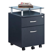 Techni Mobili Graphite / Regular / Modern Vertical File Cabinets