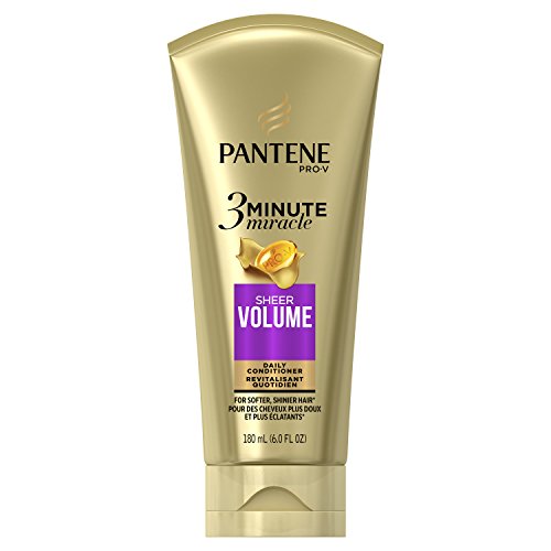 Pantene 3 Minute Miracle Conditioner 6 FL OZ / 6 Fl Oz (Pack of 1) / Sheer Volume Deep Conditioner - NEW Conditioners