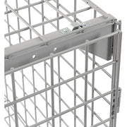 Global Industrial 4' x 3' x 5' / Gray / Industrial Storage Lockers