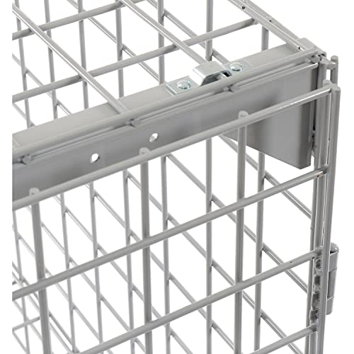 Global Industrial 4' x 3' x 6' / Gray / Industrial Storage Lockers