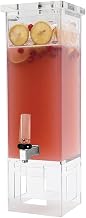 Rosseto LD111 Acrylic Base Rectangle Beverage Dispenser, 2-Gallon