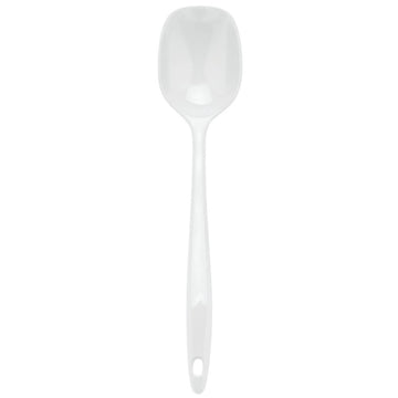 MSP12-NW White Melamine Solid Serving Spoon - 11"L by Elite Global Solutions – Melamine, White, Model 848552013402