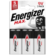 Energizer 9V (Pack of 3) / Max Alkaline 9V (Pack of 3) / 1 9V