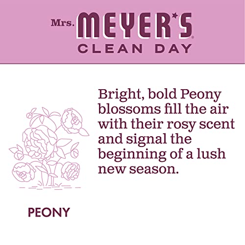 Mrs. MEYER'S Peony / 3 Count (Pack of 1) / 1 All-Purpose Cleaners
