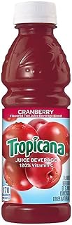 TropicanaÃ‚ Cranberry, 10-oz. Plastic Bottles, 24 per Carton